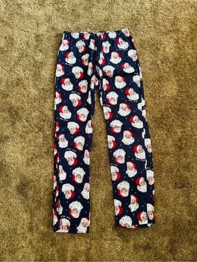 Old Navy multicolored Santa Claus pajama pants; perfect condition